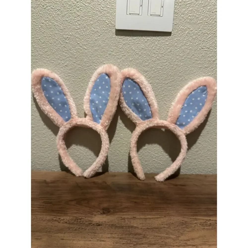 Easter Bunny Ears - Unisex Blue/Pink